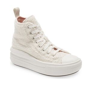 {Converse} hi top platform sneaker